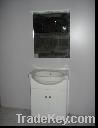 gloss white pvc/mdf bathroom cabinet