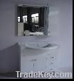 gloss white pvc/mdf bathroom cabinet