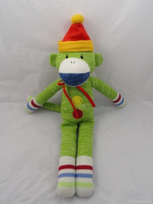 yarn plush monkey