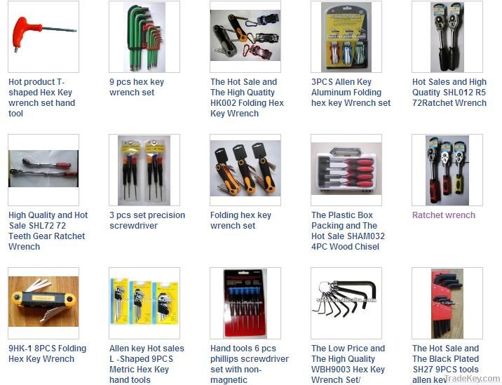 Hardware Tools , Allen key, Hex key Wrench , Ratchet Wrench hand tool