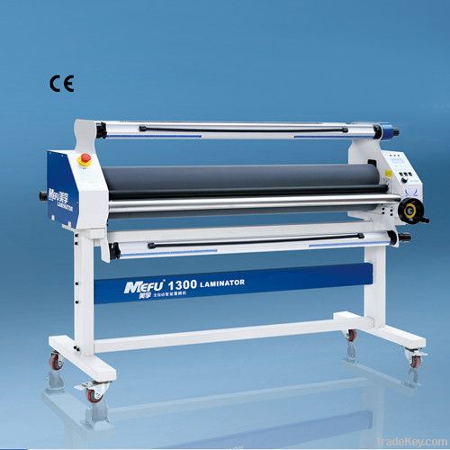 Wide format hot and cold laminator