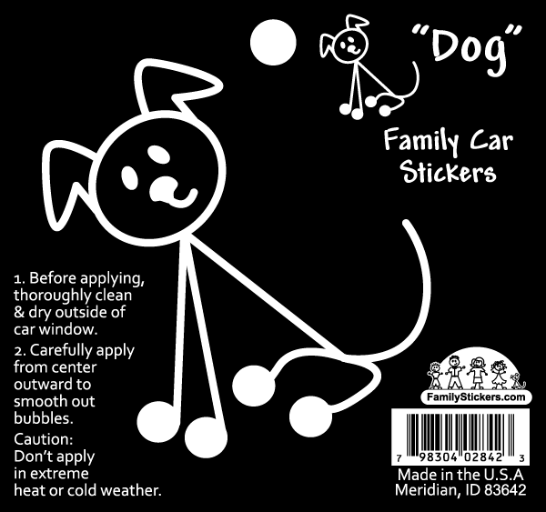 Family Sticker--Dog