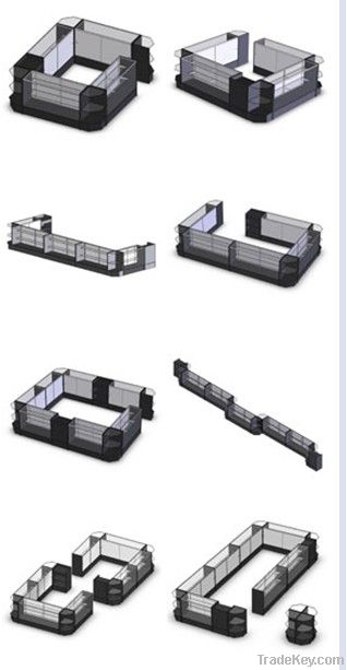 Economy Modular display cases