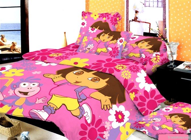 Children bedding set, cartoon bedding set