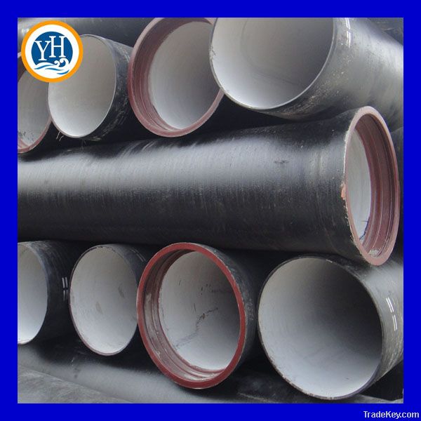 T type k9 seamless ductile iron pipe with ISO2531 and EN545