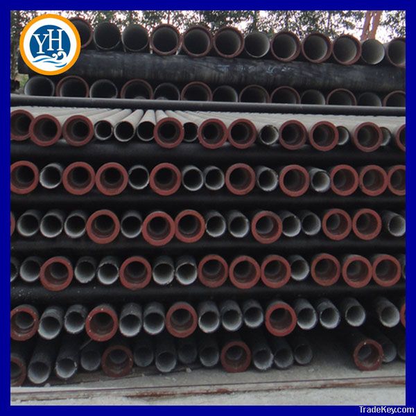ISO2531 and EN545 ductile iron pipe with black
