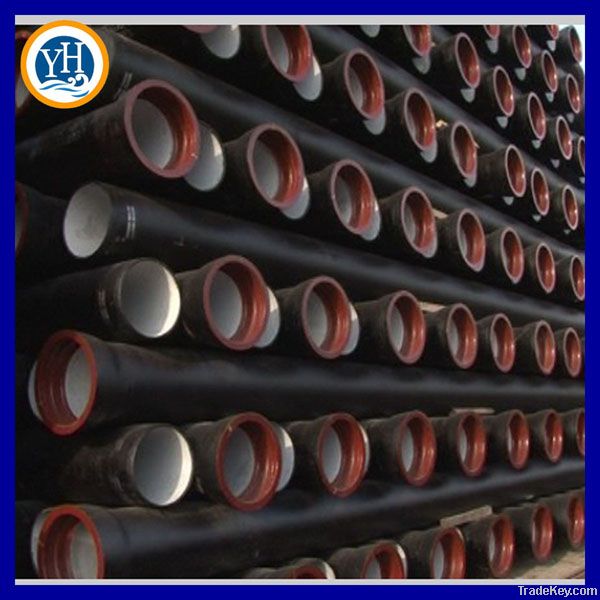 ISO2531 and EN545 ductile iron cement lined pipe