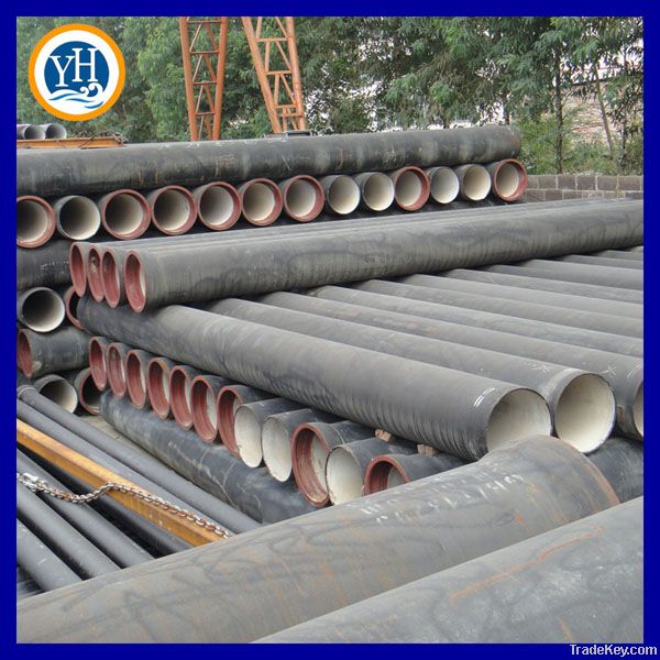 China Ductile Iron Pipe K9 with seamless and T type