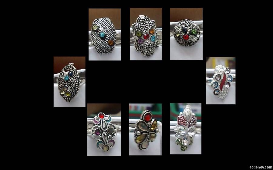 Contemporary Silver Casting Finger Rings