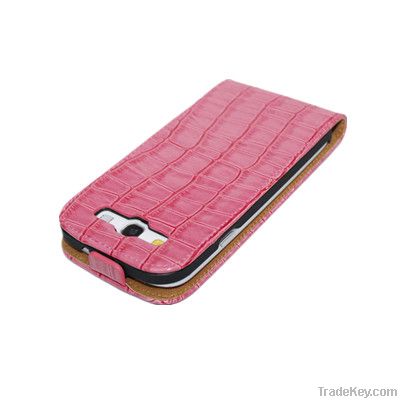 Crocodile Leather case For Samsung Galaxy S3 I9300