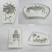 Decoration ceramic plate    Comport