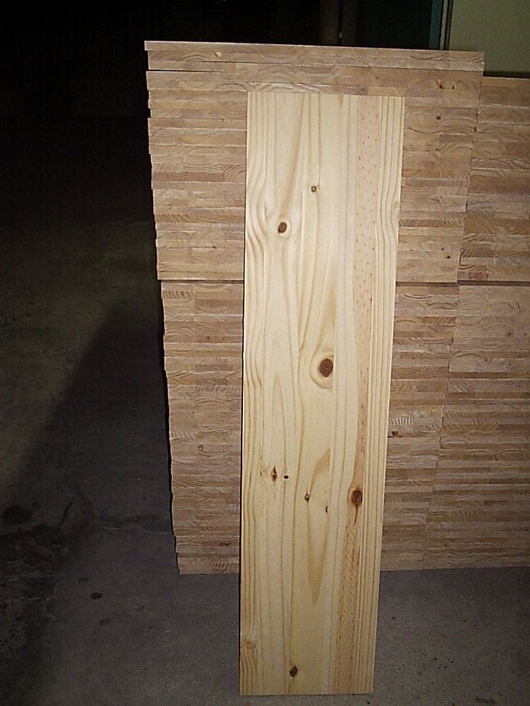 Edge glued pine panels