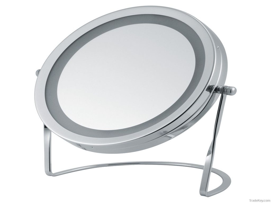 Desktop LED makeup mirror