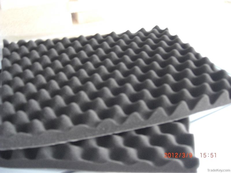 corrugated pu foam /sponge