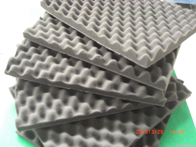 corrugated pu foam /sponge