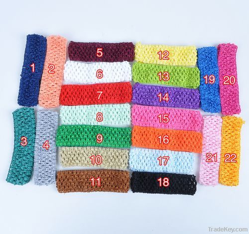 wholesale boutique 1.5inch crochet headbands