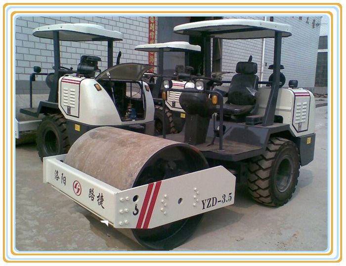 YZD-3.5 single drum Vibratory Road Roller compactor 3.5tons