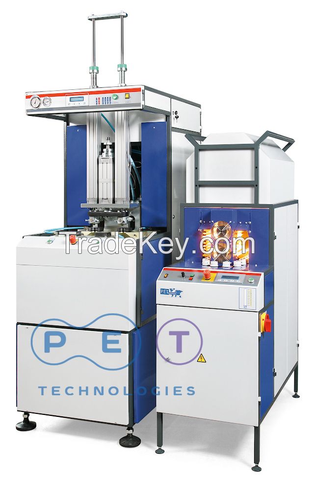 Semi-automatic blow molding machine