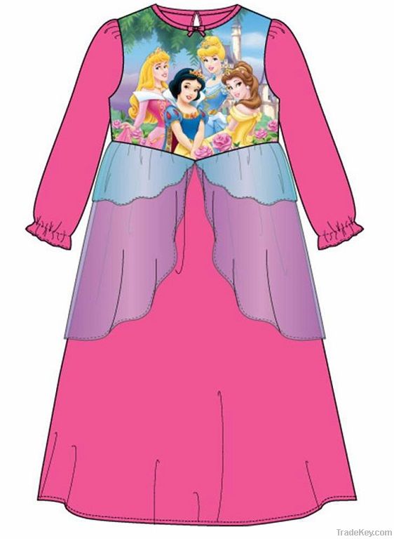 Disney nightdress, girl's pajamas, sleepwear