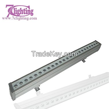 24x3W Tricolor LED Wall Washer IP65 / Quad-LED Bar Waterproof LED Wash Light