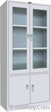 up glass door file cabinet