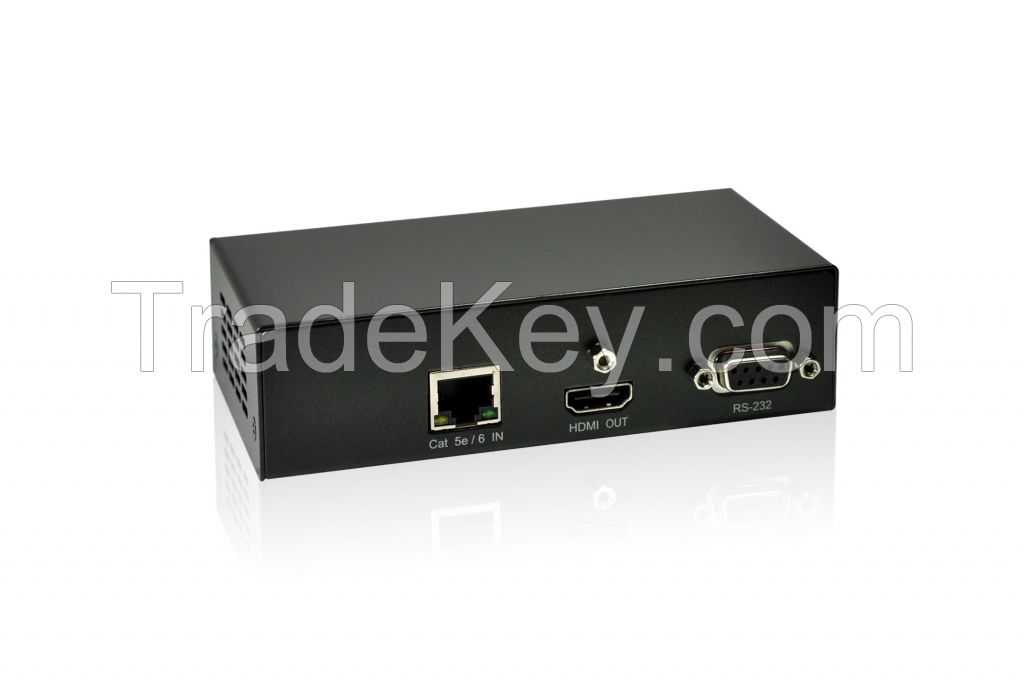 HDBaseT 100m Extender Set w/ PoE, Bi-directional RS-232 , IR, support 4K Ultra HD
