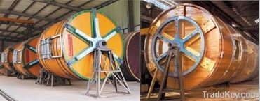 Leather tannery machine, wooden tanning drum, dyeing liming drum