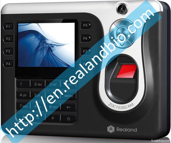 Realand fingerprint time attendance with camera function