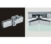 hotel bathroom glass doors accessories/ clamp