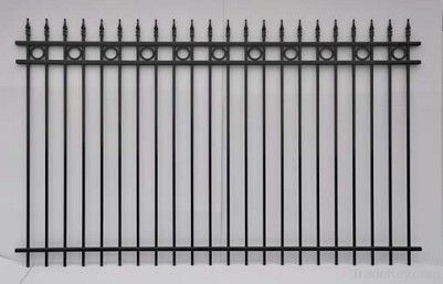 Horizontal Aluminum Fence with Rings