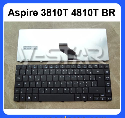 BR Keyboard For Acer Aspire 3810 3810T 4810 4801T Black