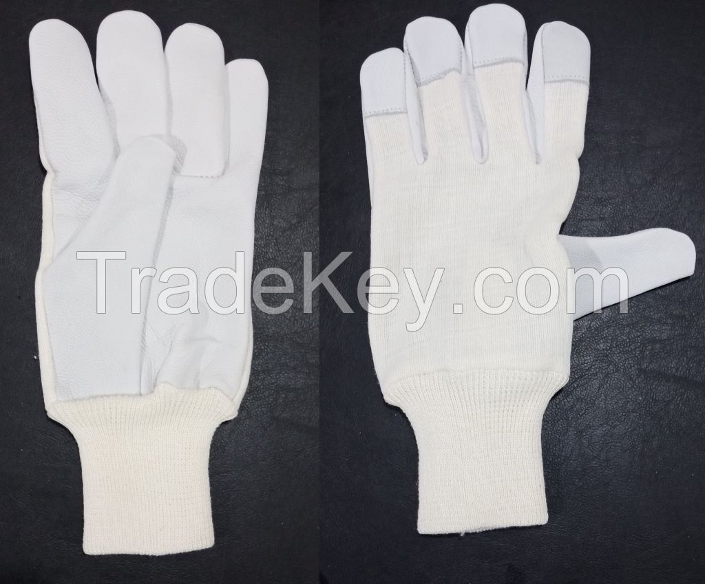 JBS Leather Safety Gloves