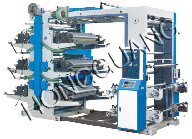 six color flexible printing machine