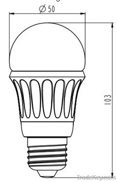 4W Traditional Shape LED Bulb Light