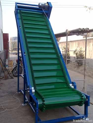 Belt  Conveyor  With  Baffle