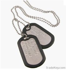 stainless steel dog tag pendant