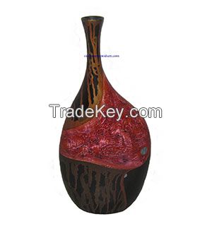 Ceramic lacquer flower vase