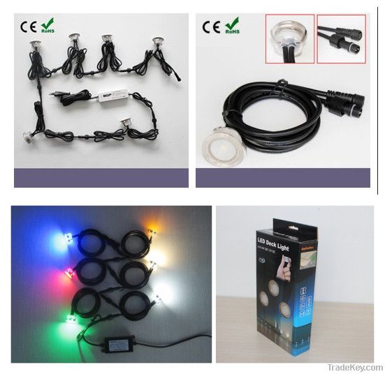 12V Low Voltage LED Deck Lights Kits of 6pcs (SC-B104B SET)