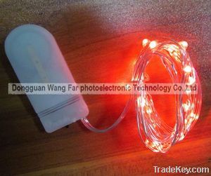button battery operated led copper wire string light WY-BC-001