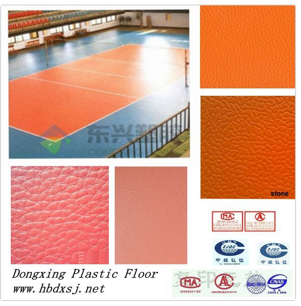 sports flooring for gym court, volleyball court