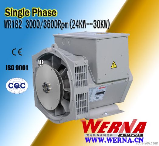 china alternator supplier, brushless synchronous generator, single phase