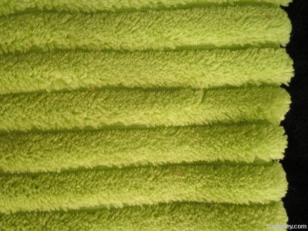 Polyester knitted fleece fabric