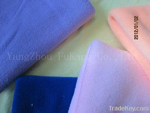 Polyester towel and microfiber cleaning cloth
