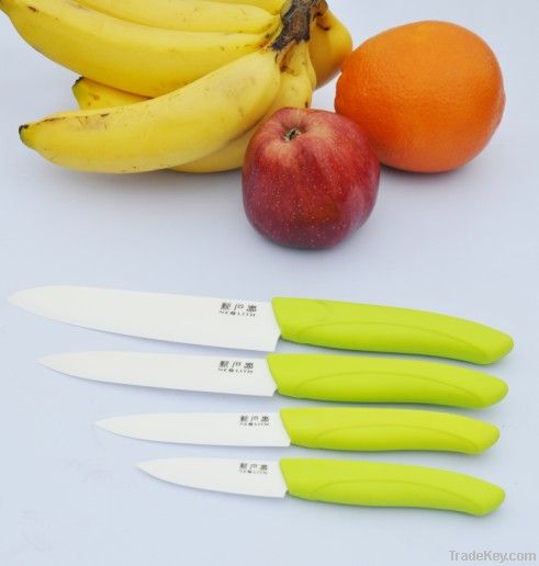 Wholesale color fruit/vegetable ceramic knife set and peeler