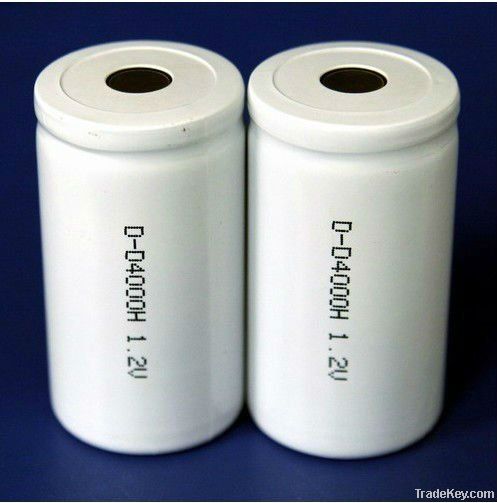 1.2V D4000mAh Rechargeable Ni-Cd battery