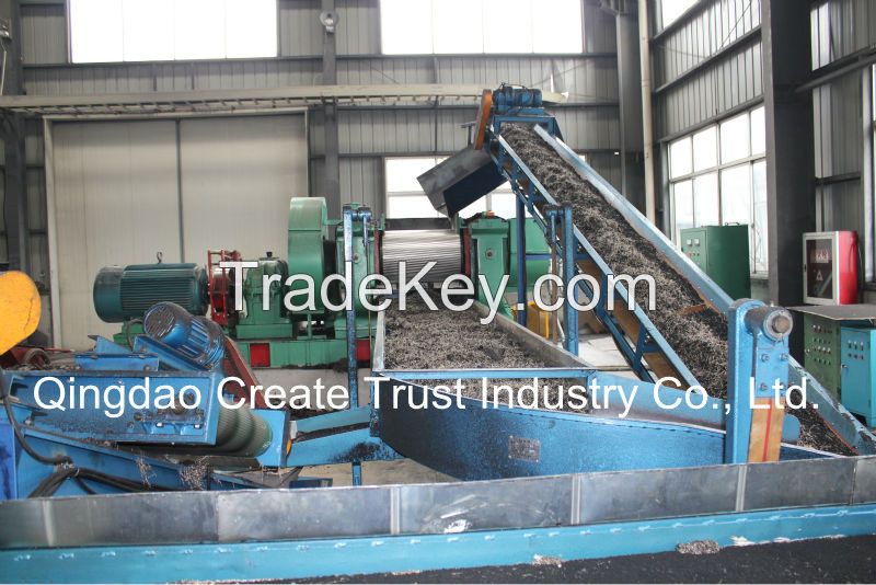 Hot sale waste tire recycling machine/used tyre recycling plant / crumb rubber machinery