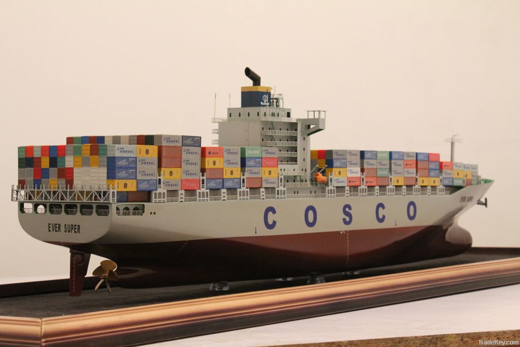 Container ship model