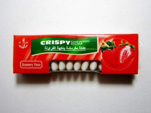 20g Crispy Chewing Gum (Strawberry)