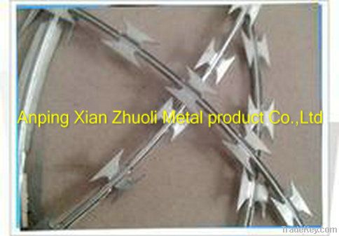 stainless steel high security protective razor barbed wire