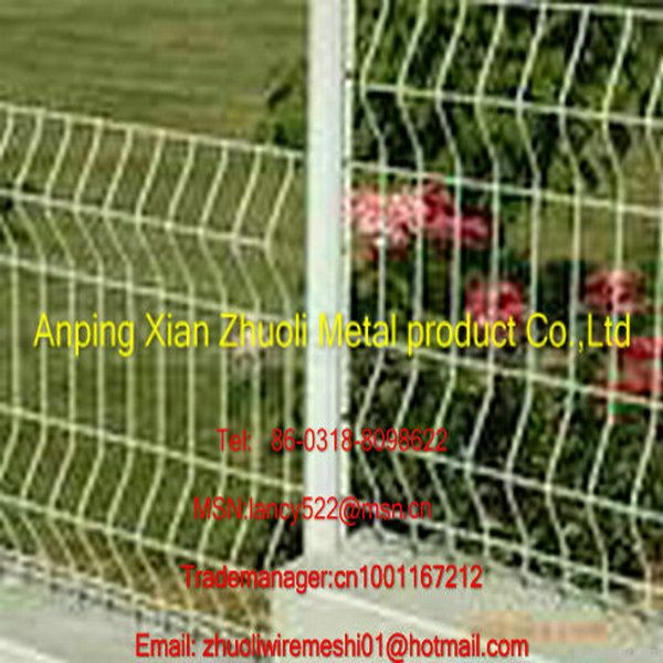 PVC coated low carbon steel wire garden fence